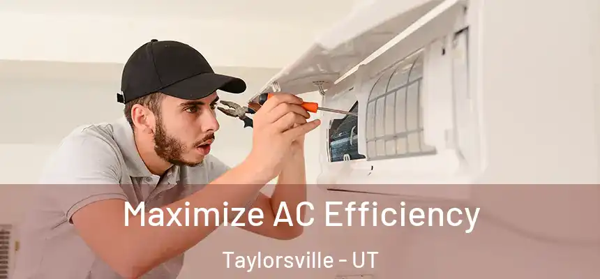  Maximize AC Efficiency Taylorsville - UT